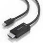 Aisens Cable Conversor Mini DisplayPort a HDMI 4K@60Hz, 2m, Negro
